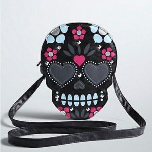 Torrid-Loungefly Sugar Skull Crossbody Bag